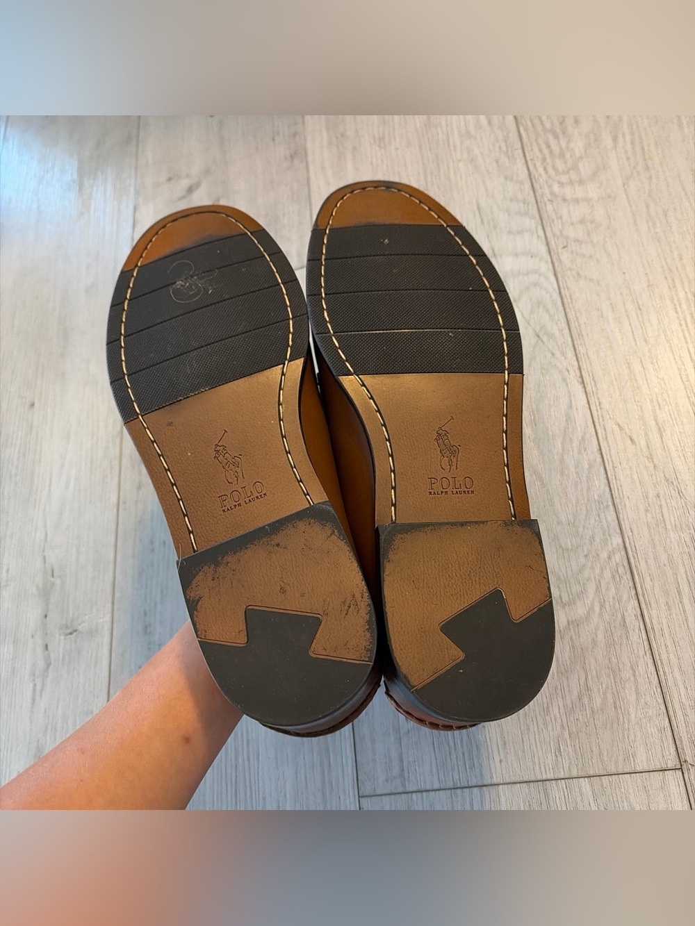 Polo Ralph Lauren Alston Clay Tan Leather - Picture 5 of 6